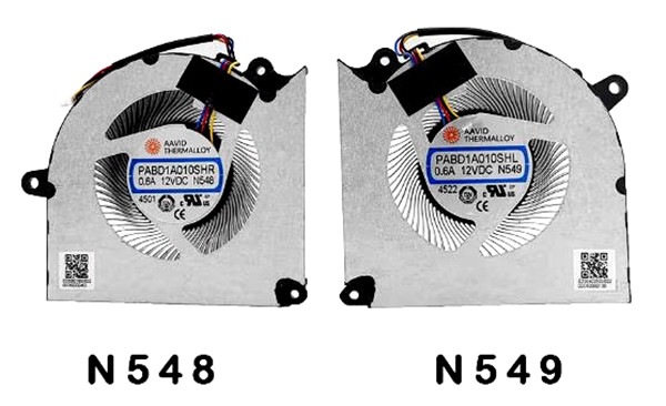 CPU+GPU-Lüfter für MSI Sword 16 Hx B13vfkg PABD1A010SHL N549 PABD1A010SHR N548  CPU+GPU-Lüfter für MSI Sword 16 Hx B13vfkg PABD1A010SHL N549 PABD1A010SHR N548