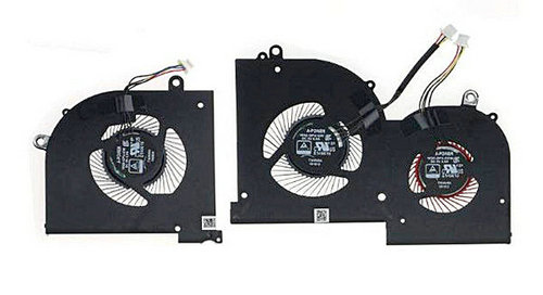 CPU+GPU-Lüfter für MSI 16Q2-CPU-CW 16Q2-GPU-CW 16Q2-GPU-CCW