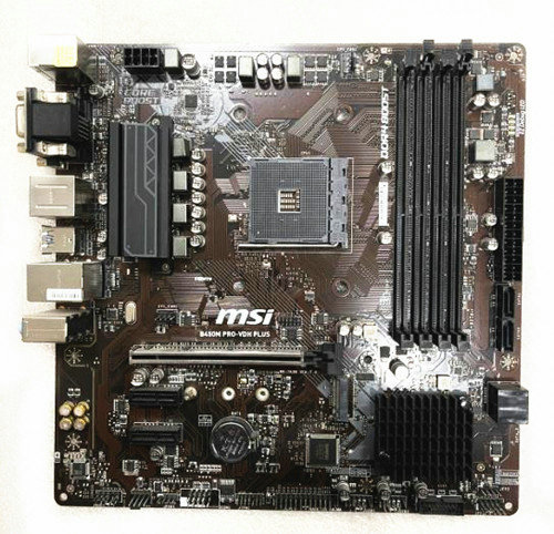 MSI B450M PRO-VDH PLUS DDR4 AM4 VGA+DVI+HDMI Desktop-Motherboards