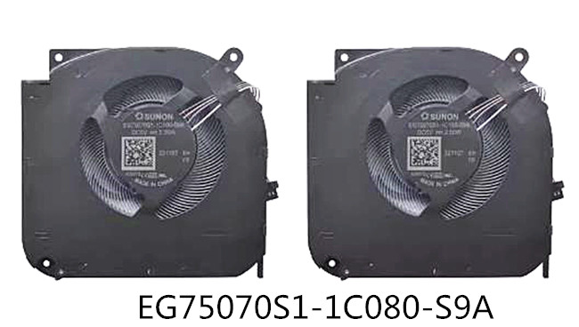 CPU+GPU-Lüfter 5V für Medion THER7GK5M6-1411 GK5MP6O EG75070S1-1C080-S9A
