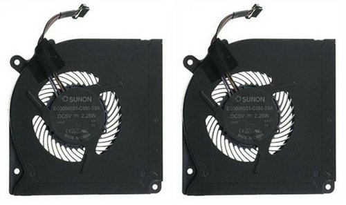 CPU+GPU-Lüfter 7mm für Medion Erazer X15807 EG50060S1-C380-S9A