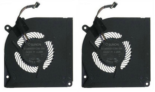 CPU+GPU-Lüfter 7mm für Medion Erazer X15801 EG50060S1-C380-S9A