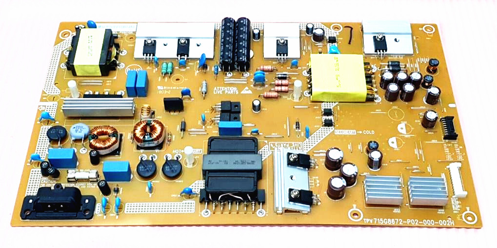 Philips 50PUS6262/05 55PUS6272/05 50PUS6162/05 Leistungskarte 715G8672-P02-000-002H