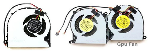 CPU+GPU-Lüfter 3-polig für Schenker xmg P505 P505-1ew