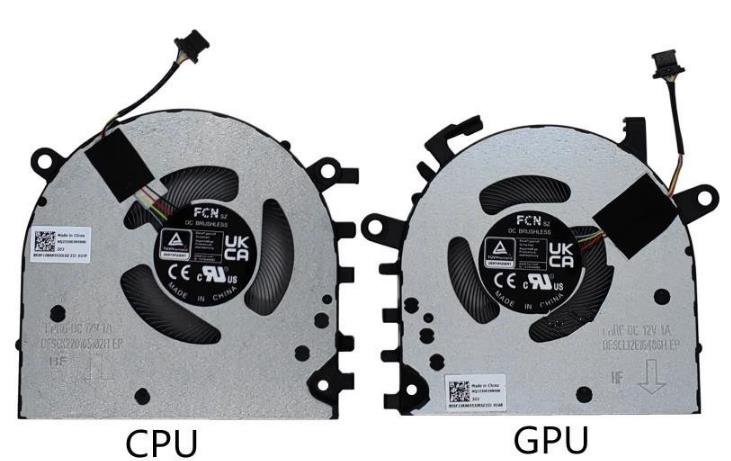 CPU+GPU-Lüfter 12V für Xiaoxin Pro 16 2021 5F10S13964 5F10S13991