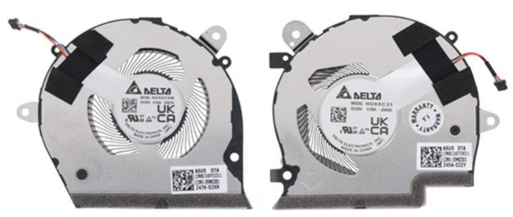 CPU+GPU-Lüfter 2024 für Asus ExpertBook B5 B5604CVA B5604CMA B5604CVF ND55C33-24F18 ND55C0W-24F17