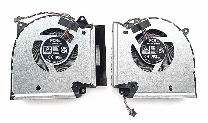 CPU+GPU-Lüfter 12V für Asus Rog 7 Plus Strix G713pv G713pu G713pi FQLN DFSCL42P16593Q FQLP DFSCL42P06593Q