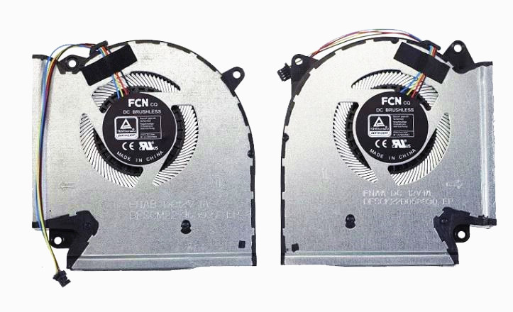 CPU+GPU-Lüfter 12V für Asus Rog 7 Plus Strix G713q G713qr DFSCM227163927 FNAB DFSCK22D058830 FNAA