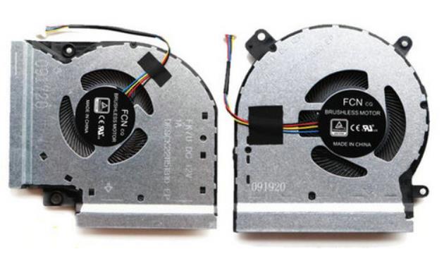 CPU+GPU-Lüfter 12V für Asus Rog Strix Hero II Gl504gm