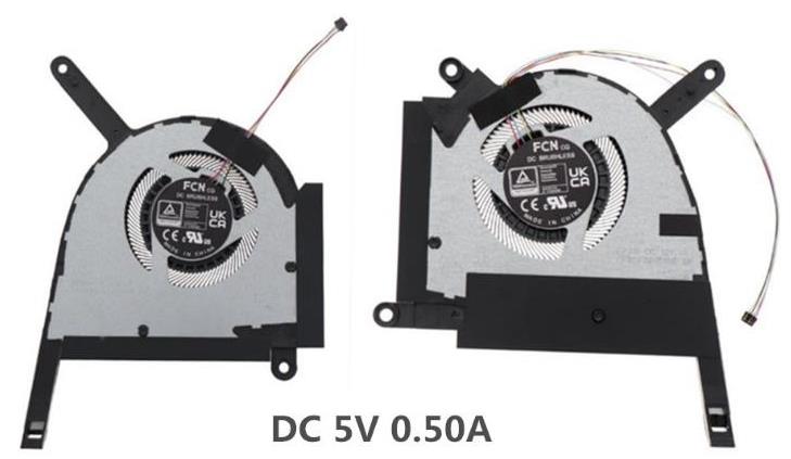 CPU+GPU-Lüfter 5V für Asus DFS5K22B05673J FP82 DFS5L32G16486J FPSN