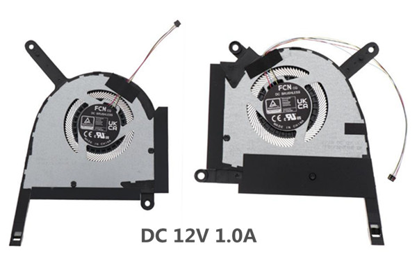 CPU+GPU-Lüfter RTX 3060/RTX 3070 für Asus Tuf Gaming A17 Tuf707 DQ5DC81F0T01011 DQ5DC81F001