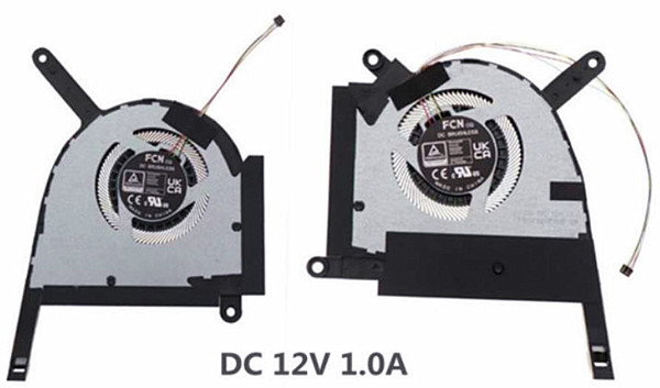 CPU+GPU-Lüfter 12V für Asus FP88 13NR09F0T01011 FPAW 13NR09F0T02011