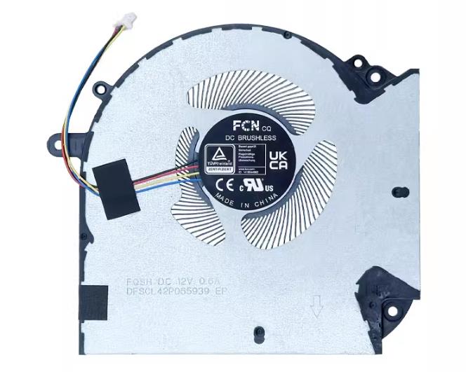 CPU-Lüfter für Asus Vivobook 16X K3605 K3605VC K3605VU K3605VV G97N12MS1MZ-57T11