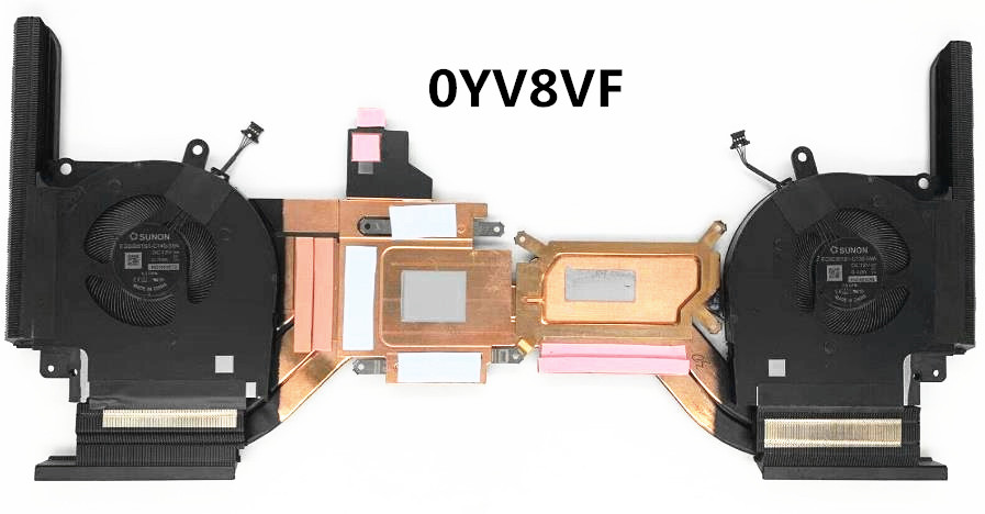 Lüfter+Kühlkörper 12V für Dell Alienware X17 R2 0YV8VF AT3Q3001ZCL