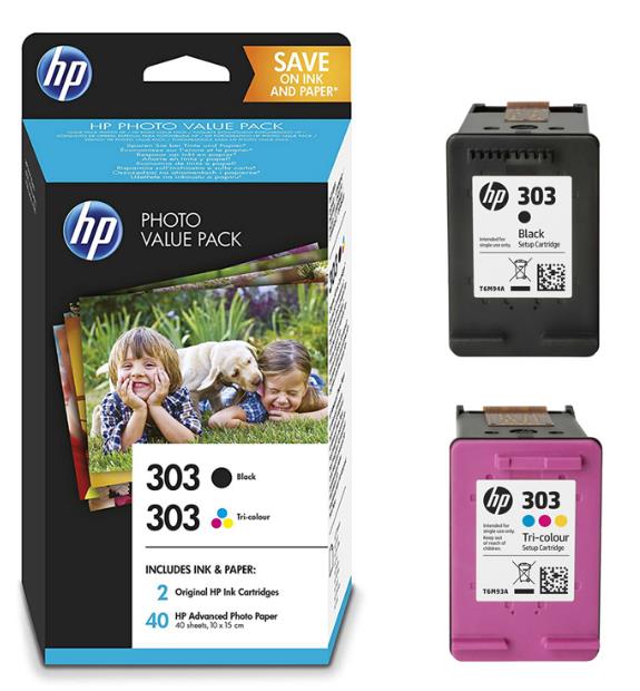HP 303 Original Druckerpatronen Multipack (Schwarz + Farbe) 1018 Seiten