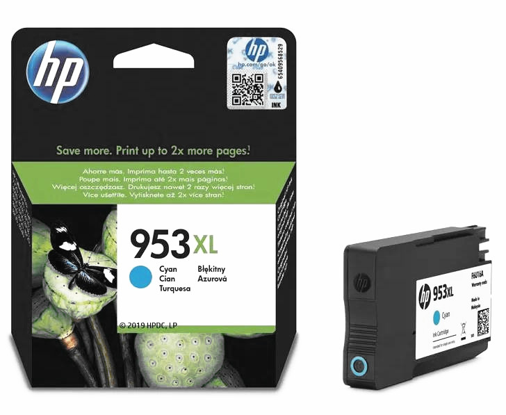 HP 953XL Cyan Original Druckerpatrone Tintenpatrone