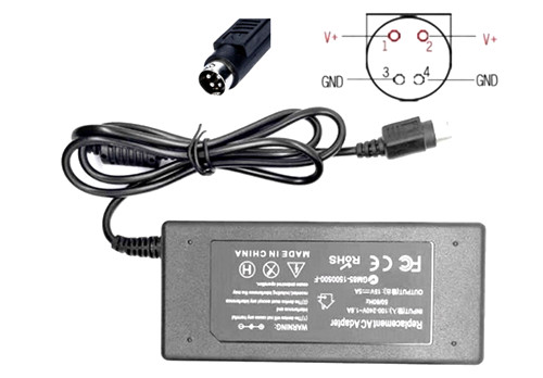 75W 4pin Netzteil für Dmtech DPEX-10198A (15V/5A, 1/2=+ 3/4=-)  75W 4pin Netzteil für Dmtech DPEX-10198A (15V/5A, 1/2=+ 3/4=-)