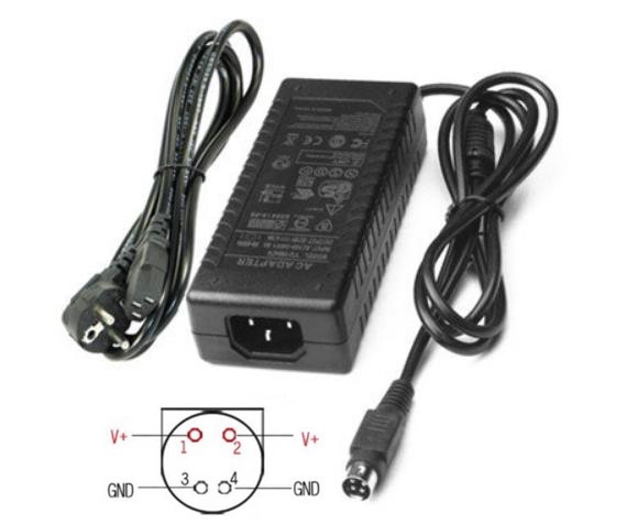 120W 4pin Netzteil für Edacpower EA10953 (19V/5.0A, 1/2=+ 3/4=-)  120W 4pin Netzteil für Edacpower EA10953 (19V/5.0A, 1/2=+ 3/4=-)