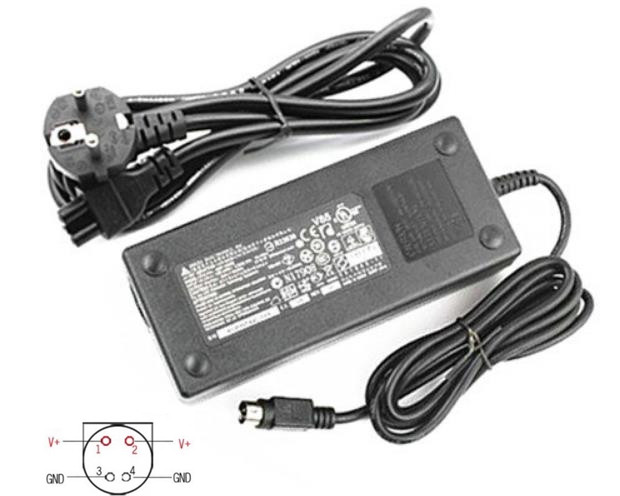 120W 4pin Netzteil für Linearity LAD12PFLE5 (II) (24V/5.0A, 1/2=+ 3/4=-)