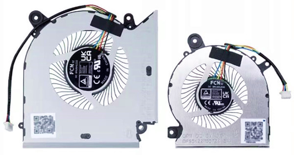 CPU+GPU-Lüfter für MSI Katana Gf66 12uc 12uck 12uco 12ucok