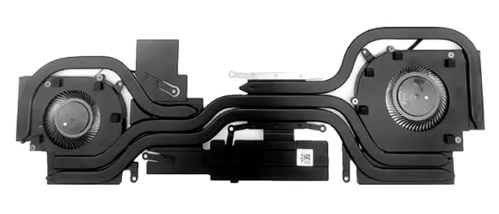 Separater Grafikkartenlüfter+Kühler für MSI Prestige 14 AI Evo C1MG MS-14N1