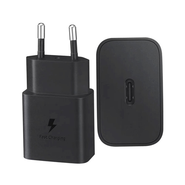Samsung ﻿Original Power Adapter Ladegerät USB-C Anschluss Super-Schnellladeadapter 15 Watt - Schwarz