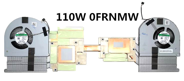 Lüfter+Kühlkörper 110W RTX5000 für Dell Precision 7750 M7750 0FRNMW AT2V4007ZAL